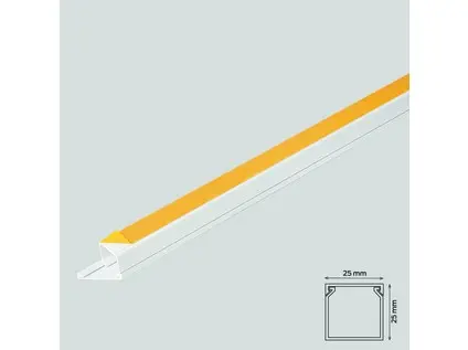 183434_25X25 ADHESIVE WHITE